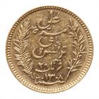 Tunisia. 20 Francs, 1891-A VF - 2