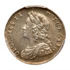 Great Britain. Three Pence, 1743 PCGS MS62