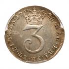 Great Britain. Three Pence, 1743 PCGS MS62 - 2