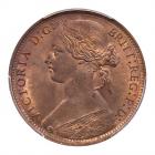 Great Britain. Penny, 1862 PCGS MS64 RB