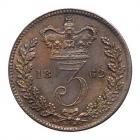 Great Britain. Silver Threepence, 1862 Choice Unc - 2