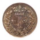 Great Britain. Silver Penny, 1876 Choice Unc - 2