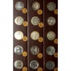 Israel. Lot of 14, 37 mm. plus 32, 35 mm. plus 8 Smaller Silver State Medals Min