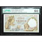 France. Banque de France. 1939-42 100 Francs