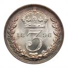 Great Britain. Threepence, 1896 - 2