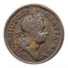 1723 Rosa Americana Penny with Crowned Rose VF30