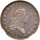 1794 Flowing Hair 50C NGC AU55