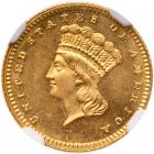 1880 $1 Gold Indian NGC MS68