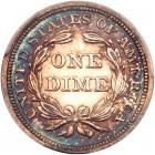 1857 Liberty Seated 10C PCGS Proof 65 - 2