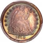 1859 Liberty Seated 10C PCGS Proof 67