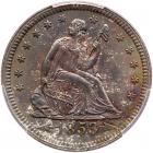 1853 Liberty Seated 25C. Arrows & Rays PCGS MS65