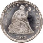 1877 Liberty Seated 25C NGC MS67