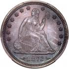 1873 Liberty Seated 25C. Arrows PCGS Proof 65