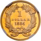 1884 $1 Gold Indian NGC PF68 CAM - 2