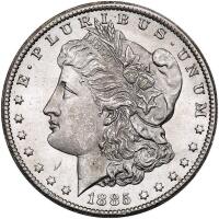 1885-CC Morgan $1 PCGS Unc Details
