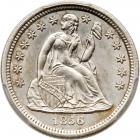 1856-O Liberty Seated 10C PCGS MS63