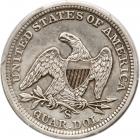 1856-S/S Liberty Seated Quarter. Large S over Small S - 2