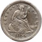 1856-S/S Seated Liberty Quarter. Large S over Small S