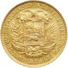 Venezuela. 100 Bolivares, 1886 PCGS AU55 - 2