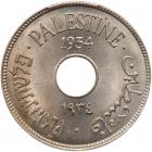 Palestine, 10 Mils, 1934