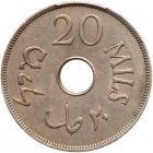 Palestine, 20 Mils, 1941 - 2