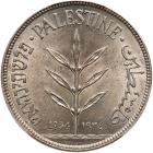 Palestine, 100 Mils, 1934