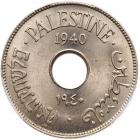 Palestine, 10 Mils, 1940