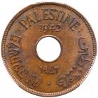 Palestine, 10 Mils, 1942 (copper)