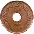 Palestine, 10 Mils, 1943