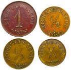 Palestine, Complete Set of Zichron Yaâakov Tokens, ca. 1885 - 2