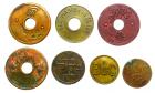 Palestine, Lot of 10 Rare Jewish Tokens