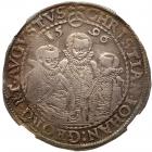 German States: Saxony. Taler, 1596 NGC EF