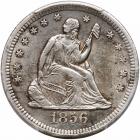 1856-S/S Seated Liberty Quarter