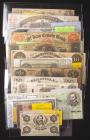 15-piece Lot of Obsolete Notes Crisp Unc