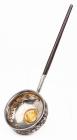 English Sterling Silver "Toddy Ladle" made with a 1791 George III Gold Spade Guinea