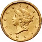 1853 $1 Gold Liberty PCGS AU58