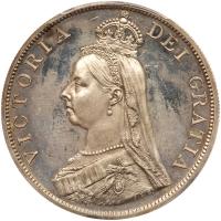 Great Britain. Proof Double Florin of Four Shillings, 1887 PCGS PF63 CAM