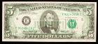 ERROR NOTE: $5.00 FRN Series 1974