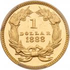 1888 $1 Gold Indian PCGS Proof 64 - 2