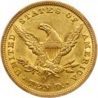 1854-O $10 Liberty. Lg Date PCGS AU58 - 2