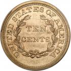 1868 Pattern Ten Cents. Nickel, plain edge. Judd-647. Pollock-720. Low Rarity 6 - 2