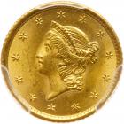 1851-O $1 Gold Liberty PCGS MS65