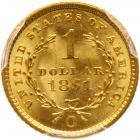 1851-O $1 Gold Liberty PCGS MS65 - 2