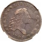 1795 Flowing Hair 50C NGC AU50