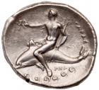 Calabria, Taras. Silver Nomos (7.69 g), ca. 330-325 BC Superb EF - 2