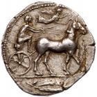 Sicily, Messana. Silver Tetradrachm (17.28 g), ca. 438-434 BC EF