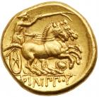 Macedonian Kingdom. Philip II. Gold Stater (8.69 g), 359-336 BC Superb EF - 2