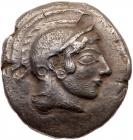 Attica, Athens. Silver Tetradrachm (16.94 g), ca. 510-500/490 BC VF