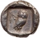 Attica, Athens. Silver Tetradrachm (16.94 g), ca. 510-500/490 BC VF - 2