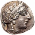 Attica, Athens. Silver Tetradrachm (17.11 g), ca. 454-404 BC Superb EF